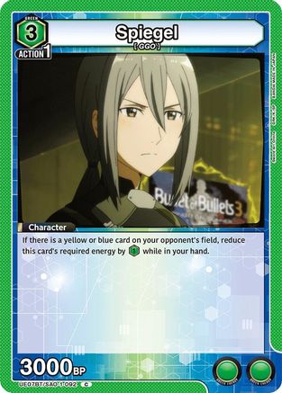 Spiegel (UE07BT/SAO-1-092) [UE07BT: Sword Art Online] - Deck Out Gaming