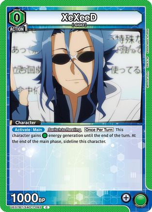 XeXeeD (UE07BT/SAO-1-093) [UE07BT: Sword Art Online] - Deck Out Gaming