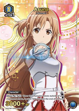 Asuna (036) (U*) (UE07BT/SAO-1-036) [UE07BT: Sword Art Online] Foil - Deck Out Gaming