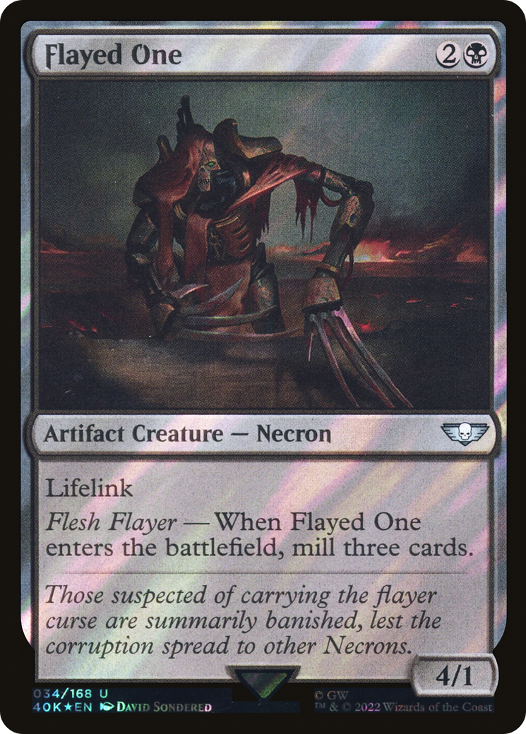 Flayed One (Surge Foil) (34) [Warhammer 40,000 Commander] foil - Deck Out Gaming