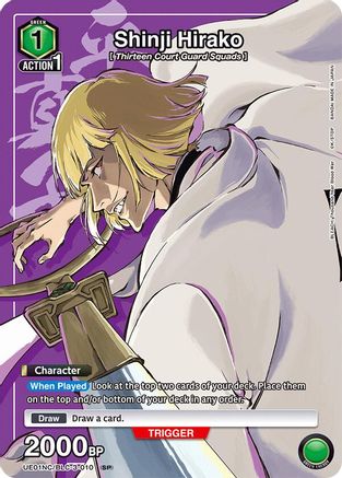 Shinji Hirako (UE01NC/BLC-3-010) [UE01NC: New Card Selection: BLEACH: Thousand-Year Blood War] Foil - Deck Out Gaming