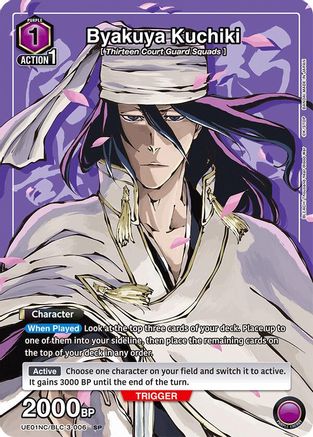 Byakuya Kuchiki (UE01NC/BLC-3-006) [UE01NC: New Card Selection: BLEACH: Thousand-Year Blood War] Foil