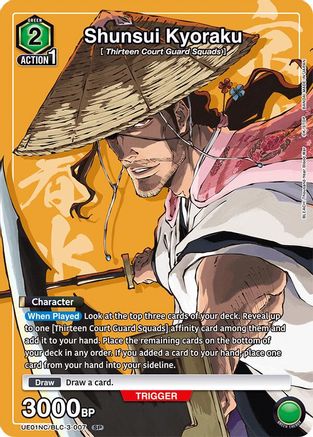 Shunsui Kyoraku (UE01NC/BLC-3-007) [UE01NC: New Card Selection: BLEACH: Thousand-Year Blood War] Foil - Deck Out Gaming
