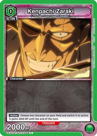 Kenpachi Zaraki (Box Topper Foil) (UEX01BT/BLC-2-066) [UEX01BT: BLEACH: Thousand-Year Blood War Vol.2] Foil - Deck Out Gaming