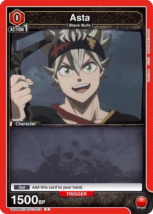 Asta (073) (Box Topper Foil) (UE08BT/BCV-1-073) [UE08BT: Black Clover] Foil - Deck Out Gaming