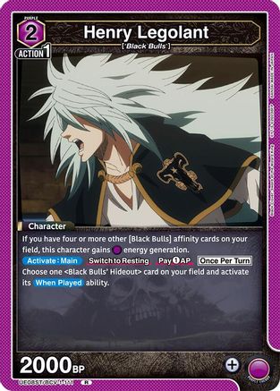 Henry Legolant (UE08ST/BCV-1-111) [UE08ST: Black Clover Starter Deck] - Deck Out Gaming