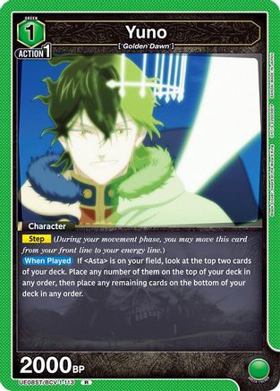Yuno (113) (UE08ST/BCV-1-113) [UE08ST: Black Clover Starter Deck] - Deck Out Gaming