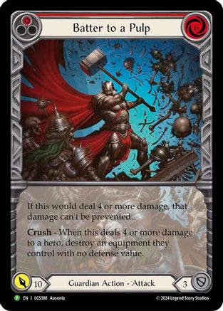 Batter to a Pulp - LGS388 (LGS388) [Flesh and Blood: Promo Cards] Rainbow Foil - Deck Out Gaming