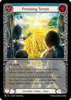 Promising Terrain - LGS390 (LGS390) [Flesh and Blood: Promo Cards] Rainbow Foil - Deck Out Gaming