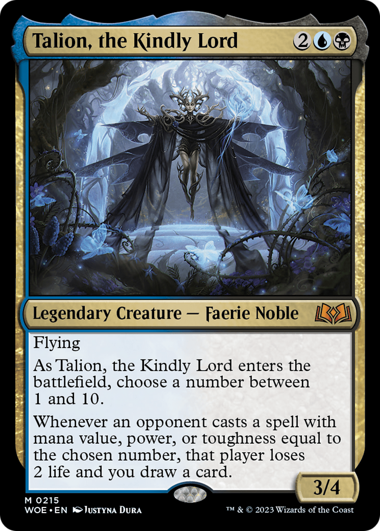 Talion, the Kindly Lord (215) [Wilds of Eldraine] foil - Deck Out Gaming