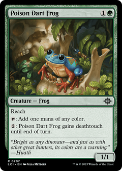 Poison Dart Frog (207) [The Lost Caverns of Ixalan] foil - Deck Out Gaming