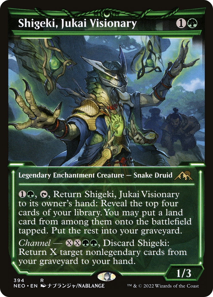 Shigeki, Jukai Visionary (Showcase) (394) [Kamigawa: Neon Dynasty] foil - Deck Out Gaming