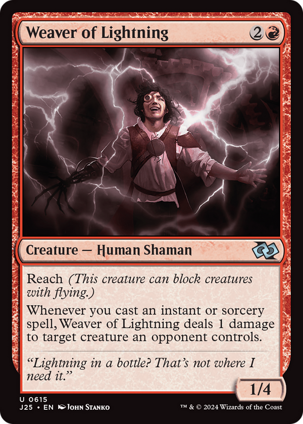 Weaver of Lightning (615) [Foundations Jumpstart] - Deck Out Gaming