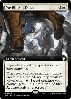 We Ride at Dawn (Extended Art) (48) [Outlaws of Thunder Junction Commander] - Deck Out Gaming