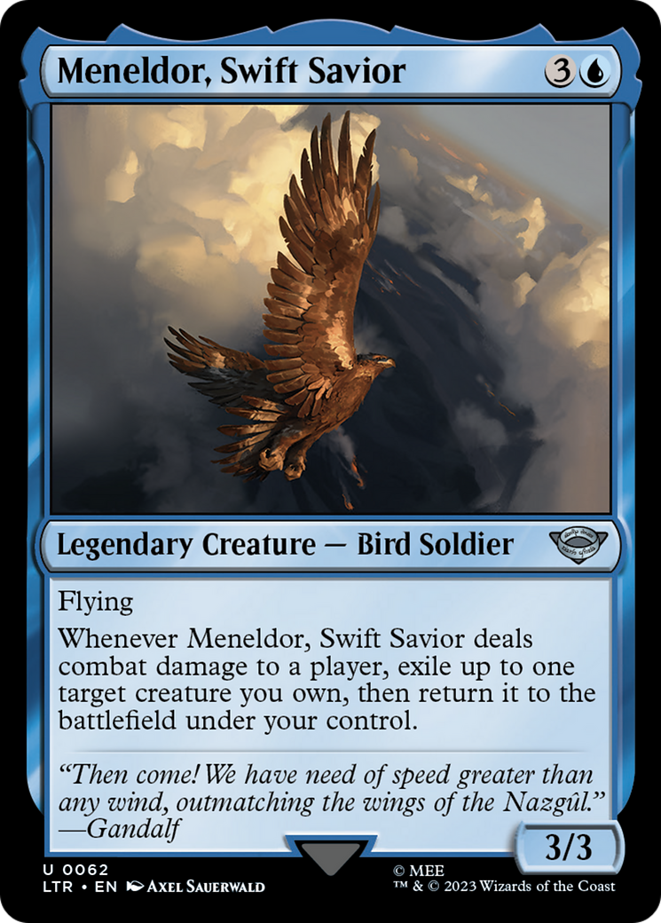 Meneldor, Swift Savior (62) [The Lord of the Rings: Tales of Middle-earth] foil - Deck Out Gaming