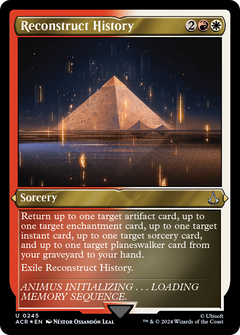 Reconstruct History (245) [Assassin's Creed] etched - Deck Out Gaming