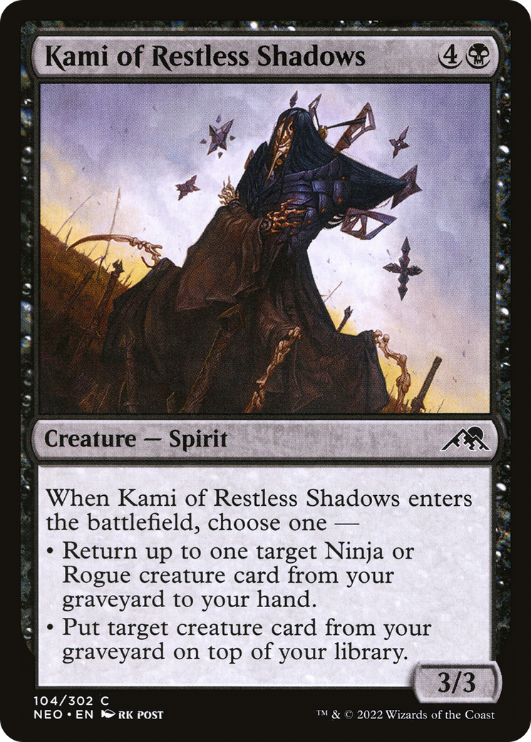 Kami of Restless Shadows (104) [Kamigawa: Neon Dynasty] foil - Deck Out Gaming