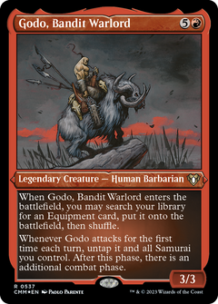 Godo, Bandit Warlord (537) [Commander Masters] etched - Deck Out Gaming