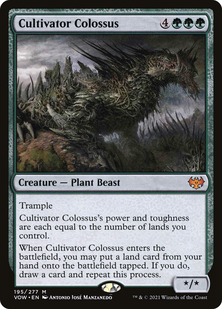 Cultivator Colossus (195) [Innistrad: Crimson Vow] foil - Deck Out Gaming