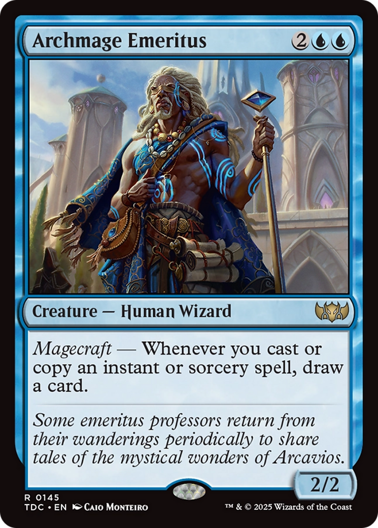 Archmage Emeritus (145) [Commander: Tarkir: Dragonstorm] - Deck Out Gaming