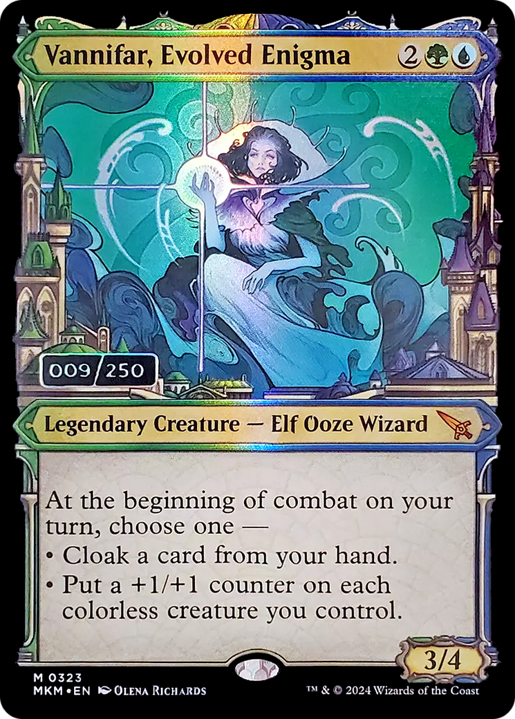 Vannifar, Evolved Enigma (Serial Numbered) (323) [Murders at Karlov Manor] foil - Deck Out Gaming