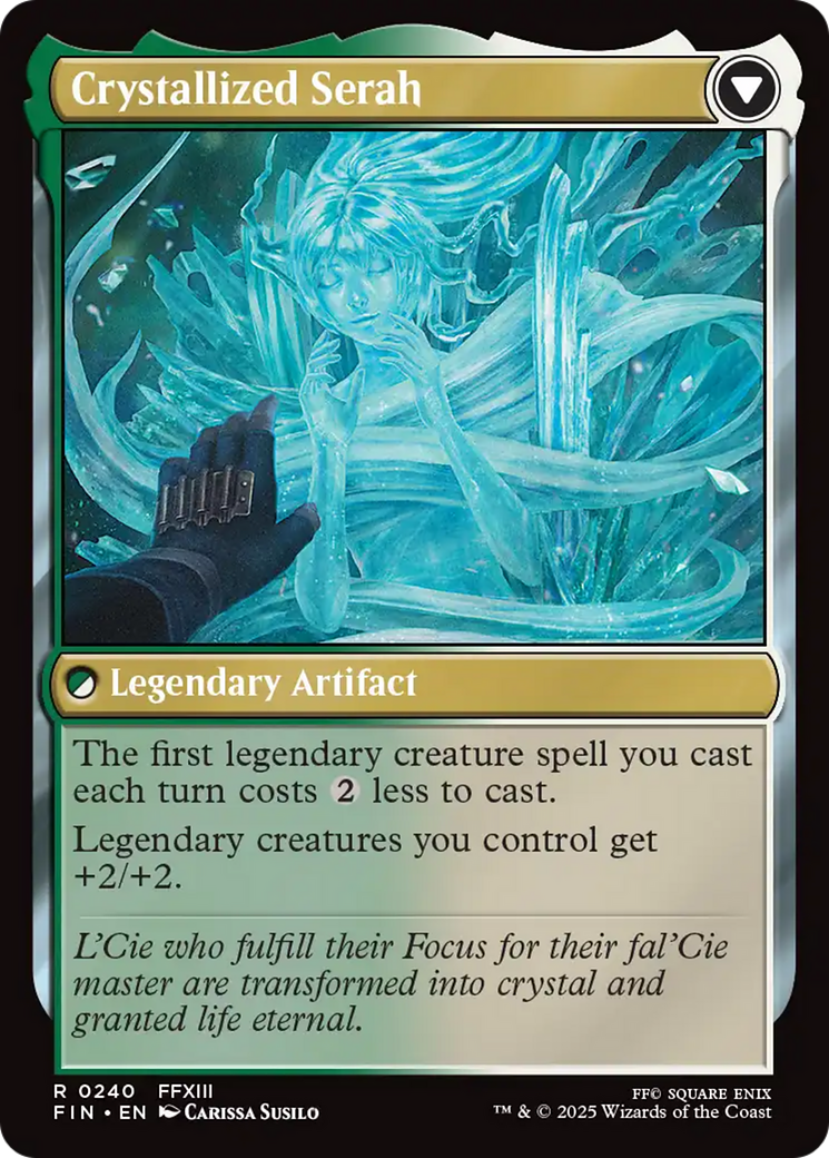 Serah Farron // Crystallized Serah (240) [FINAL FANTASY] foil - Deck Out Gaming