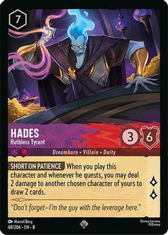 Hades - Ruthless Tyrant (48/204) [Reign of Jafar] Cold Foil - Deck Out Gaming