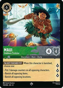 Maui - Stubborn Trickster (110/204) [Reign of Jafar] - Deck Out Gaming