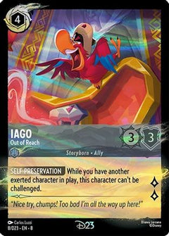 Iago - Out of Reach (8) [Disney Lorcana Promo Cards] Holofoil - Deck Out Gaming