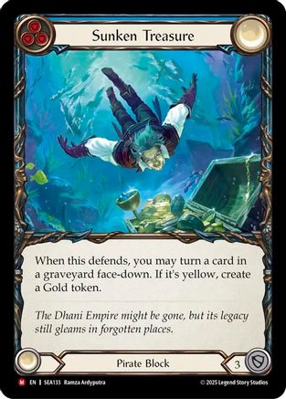 Sunken Treasure (SEA133) [High Seas] Rainbow Foil - Deck Out Gaming