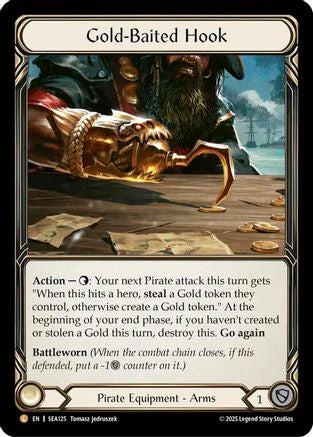 Gold-Baited Hook (SEA125) [High Seas] Cold Foil - Deck Out Gaming
