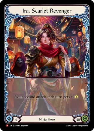 Ira, Scarlet Revenger (ASR001) [Armory Deck: Ira] Rainbow Foil - Deck Out Gaming