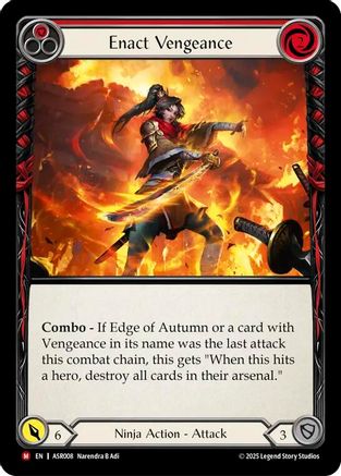 Enact Vengeance (ASR008) [Armory Deck: Ira] - Deck Out Gaming