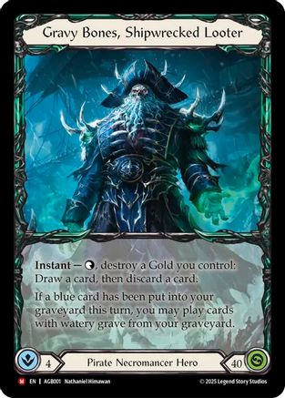 Gravy Bones, Shipwrecked Looter (AGB001) [Armory Deck: Gravy Bones] - Deck Out Gaming