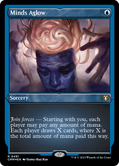 Minds Aglow (491) [Commander Masters] etched - Deck Out Gaming