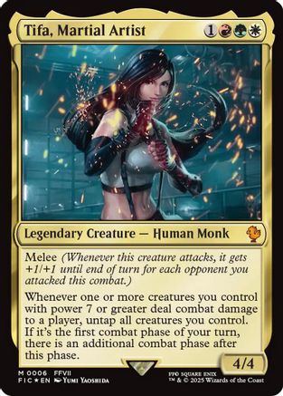 Tifa, Martial Artist (6) [Commander: FINAL FANTASY] foil - Deck Out Gaming