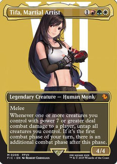 Tifa, Martial Artist (Borderless) (206) [Commander: FINAL FANTASY] foil - Deck Out Gaming