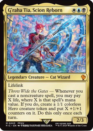 G'raha Tia, Scion Reborn (3) [Commander: FINAL FANTASY] foil - Deck Out Gaming