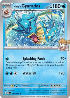 Misty's Gyarados (49) [SV10: Destined Rivals] Reverse Holofoil - Deck Out Gaming