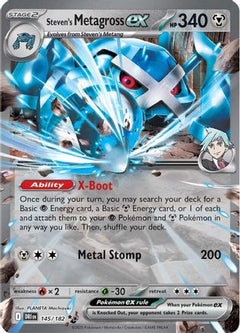 Steven's Metagross ex (145) [SV10: Destined Rivals] Holofoil - Deck Out Gaming
