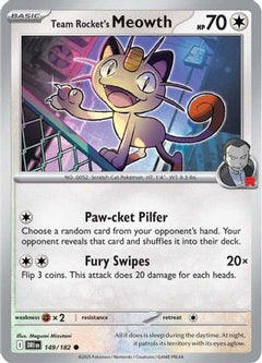 Team Rocket's Meowth (149) [SV10: Destined Rivals] - Deck Out Gaming