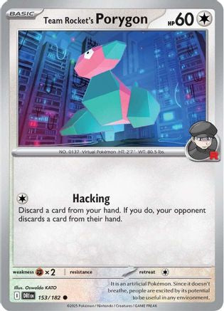Team Rocket's Porygon (153) [SV10: Destined Rivals] - Deck Out Gaming