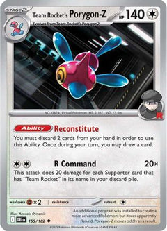 Team Rocket's Porygon-Z (155) [SV10: Destined Rivals] - Deck Out Gaming
