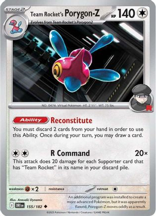 Team Rocket's Porygon-Z (155) [SV10: Destined Rivals] - Deck Out Gaming