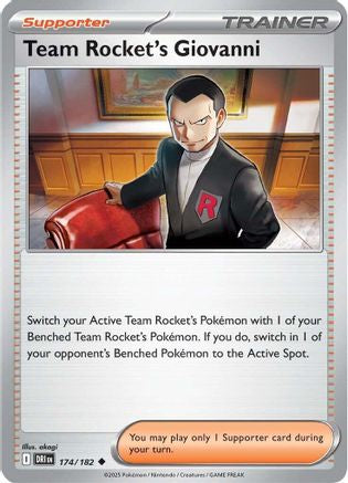 Team Rocket's Giovanni (174) [SV10: Destined Rivals] - Deck Out Gaming