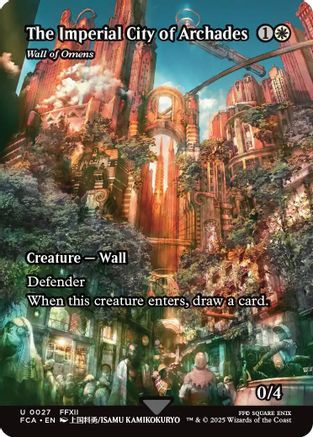 The Imperial City of Archades - Wall of Omens (Showcase) (27) [FINAL FANTASY: Through the Ages] - Deck Out Gaming