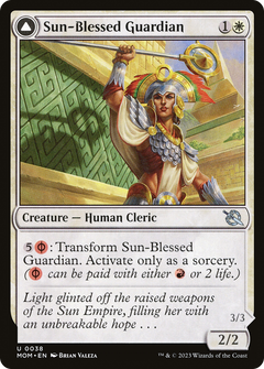 Sun-Blessed Guardian (38) [March of the Machine] - Deck Out Gaming