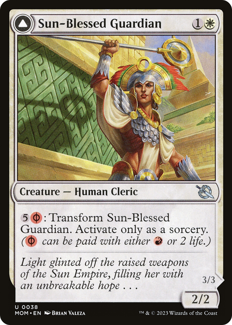 Sun-Blessed Guardian (38) [March of the Machine] - Deck Out Gaming