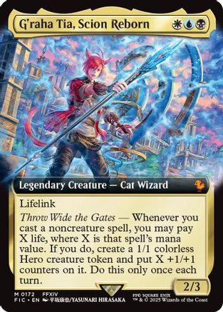 G'raha Tia, Scion Reborn (Extended Art) (172) [Commander: FINAL FANTASY] - Deck Out Gaming