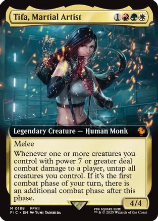 Tifa, Martial Artist (Extended Art) (188) [Commander: FINAL FANTASY] foil - Deck Out Gaming